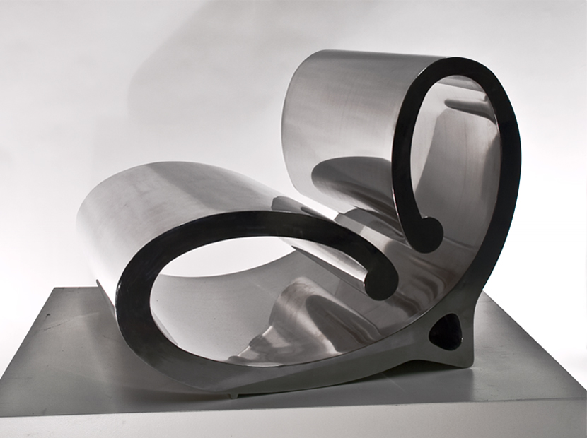 CURVE, seating, stainless steel
